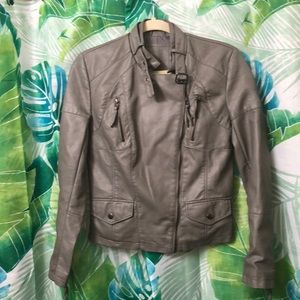 Max Jeans moto jacket Dove gray XS